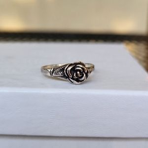 925 Sterling Rose Ring size 7.25